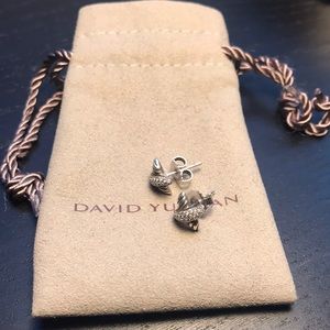David Yurman X Earrings with Diamonds